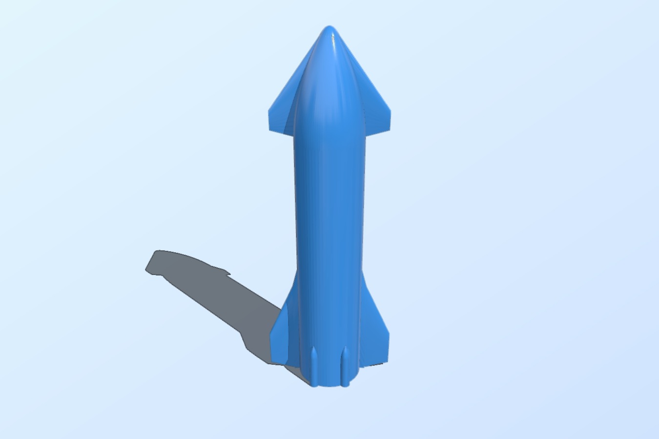 SpaceX Starship 2nd Stage (vase mode)