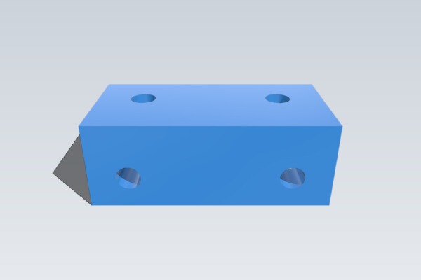 Kingroon KP5L simple 3DTouch_BLtouch mount | 3d print model