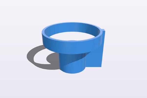 fan and shroud for small electric motor | 3d print model