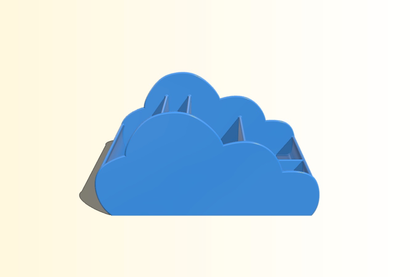 Cloud desk organizer