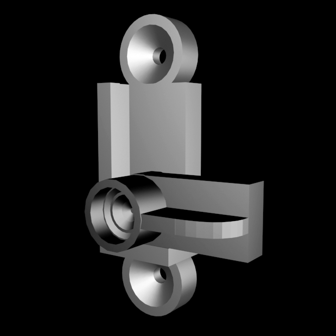 3D Printer Box Door latch