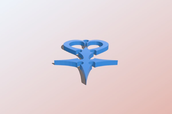 Heart Tribal | 3d print model