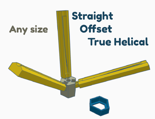 Customizable OpenSCAD Fletching jig | 3d print model