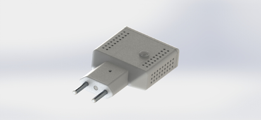 MySensors.org wall plug - humidity and temperature sensor | 3d print model