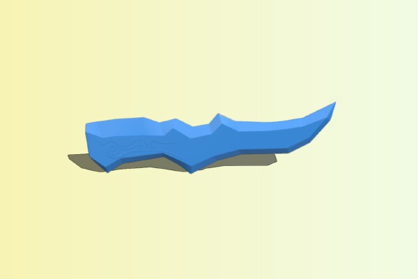 Metin2 - Poison sword | 3d print model
