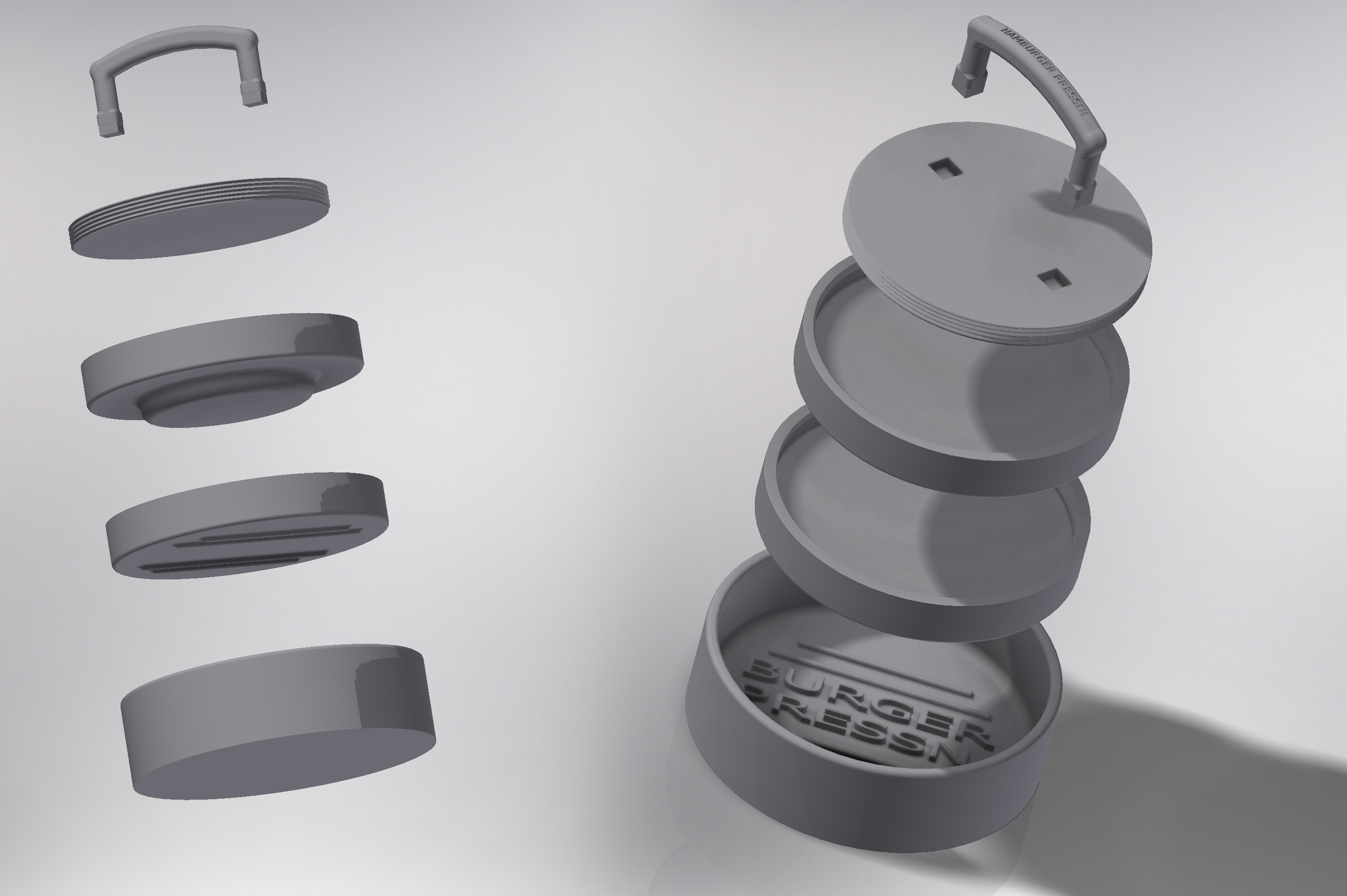 Hamburger press