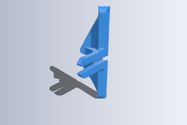 Axial Honcho Bed Side Panel Mount | 3d print model