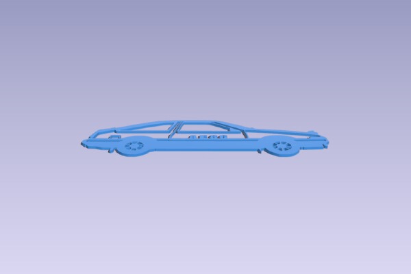 Toyota AE86 Corolla Trueno Silhouette | 3d print model
