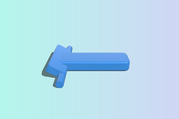 Quick-Release-Clip for Revoltec Computer Case | 3d print model