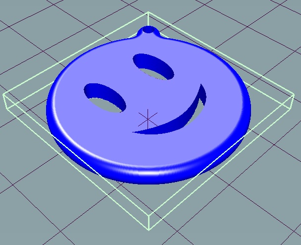 Smiley Face Emoji Keychain