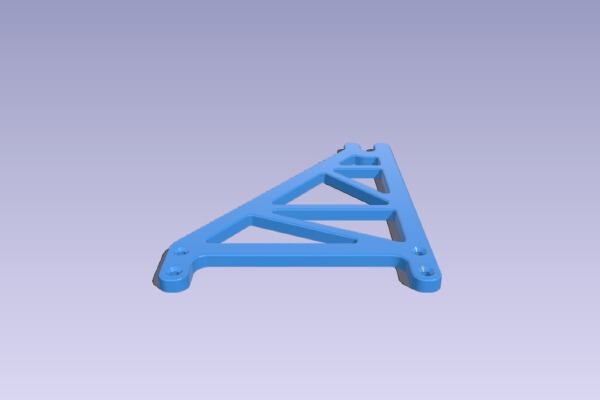 Filament holder for prusa 2 with Ligth mount | 3d print model