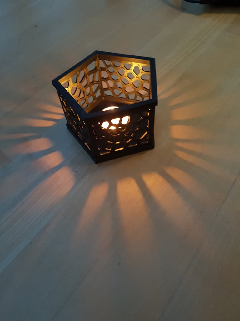 Teelicht Voronoi einfach zu drucken