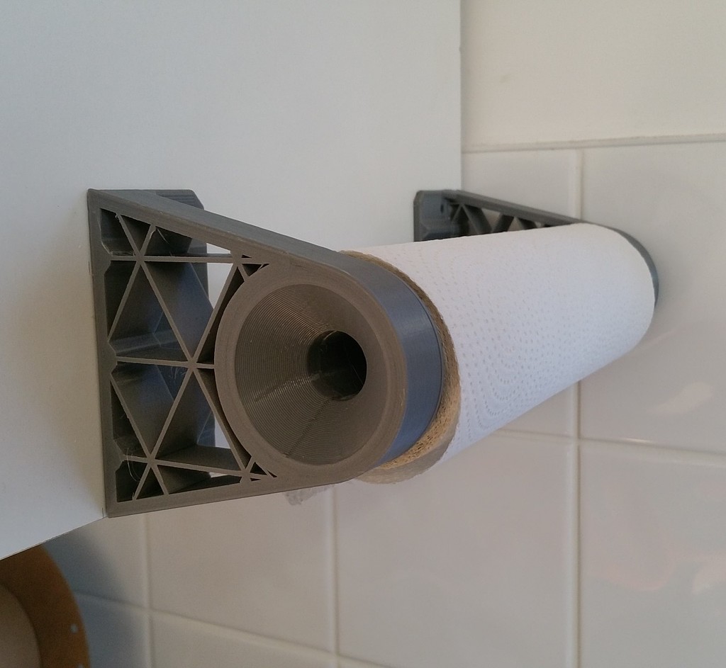Magnetic Paper Towel Holder _ Kitchen Roll Holder