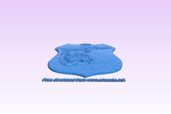 Route 66 mother route logo | 3d print model