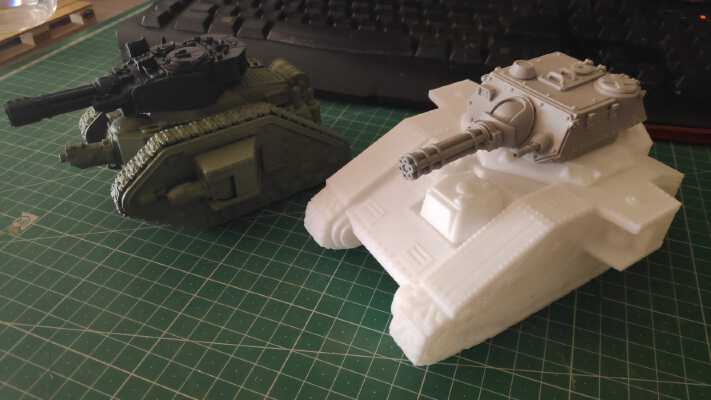 Littleblade Tank for Interstellar Imperial Army | 3d print model