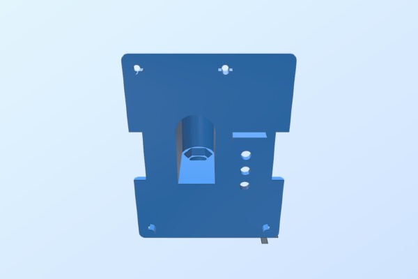 Antenna mount for the OrangeRX OpenLRS transmitter module (JR 1W type) | 3d print model