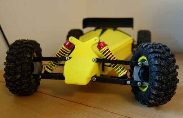 Cheap and quick RC car, easy to print | 3d print model