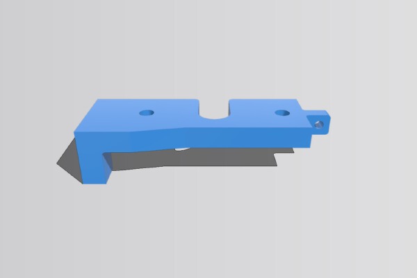 E3D V6 Mount with Servo Braket | 3d print model