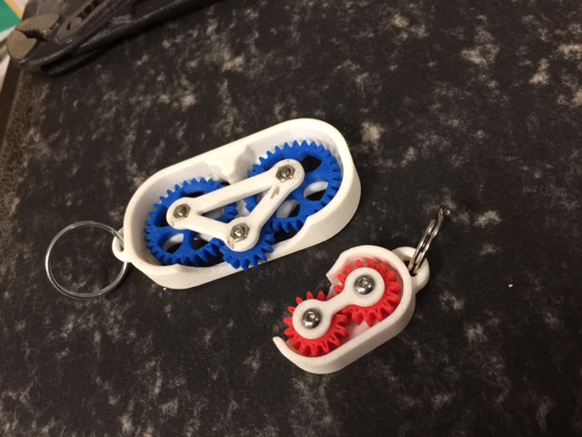 Fidget Gear Keyring Mini