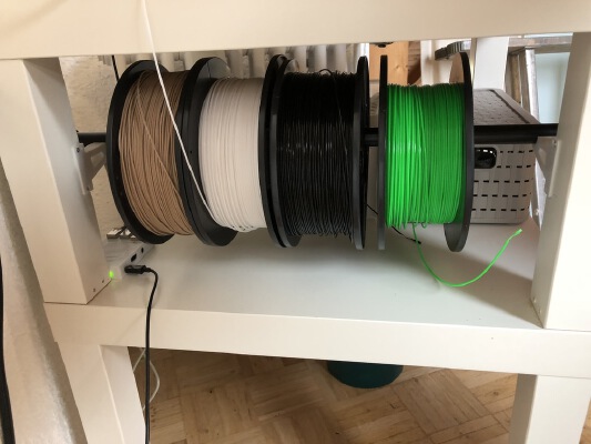 Filament Holder (Ikea Lack) | 3d print model