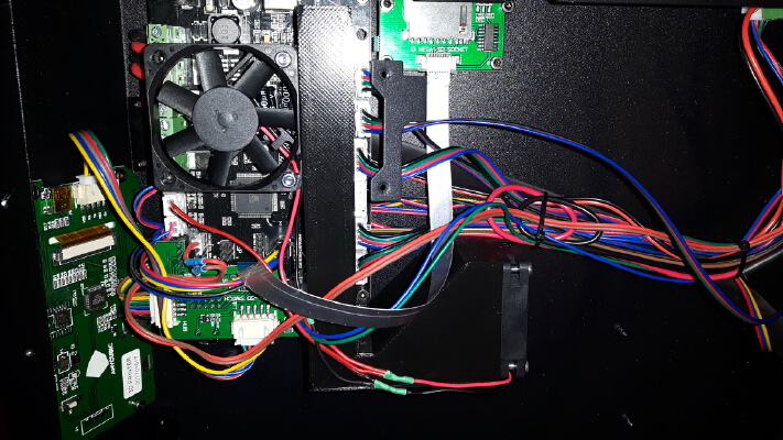 Anycubic I3 Mega fan duct main board | 3d print model