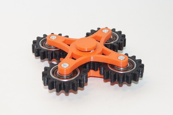 New Hand spinner five gears | 3d print model