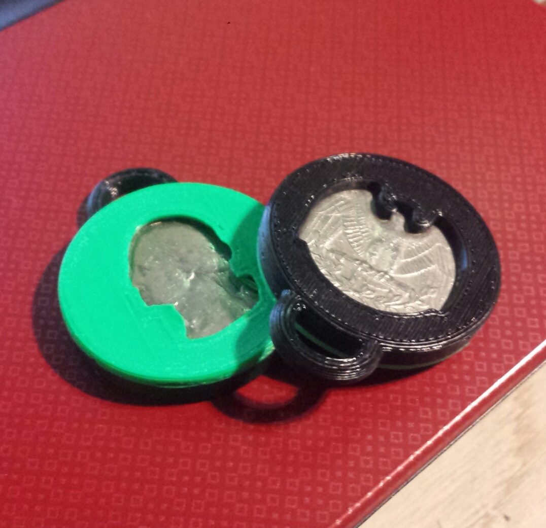 Heads or Tails - Washington Quarter - Coin Toss Case