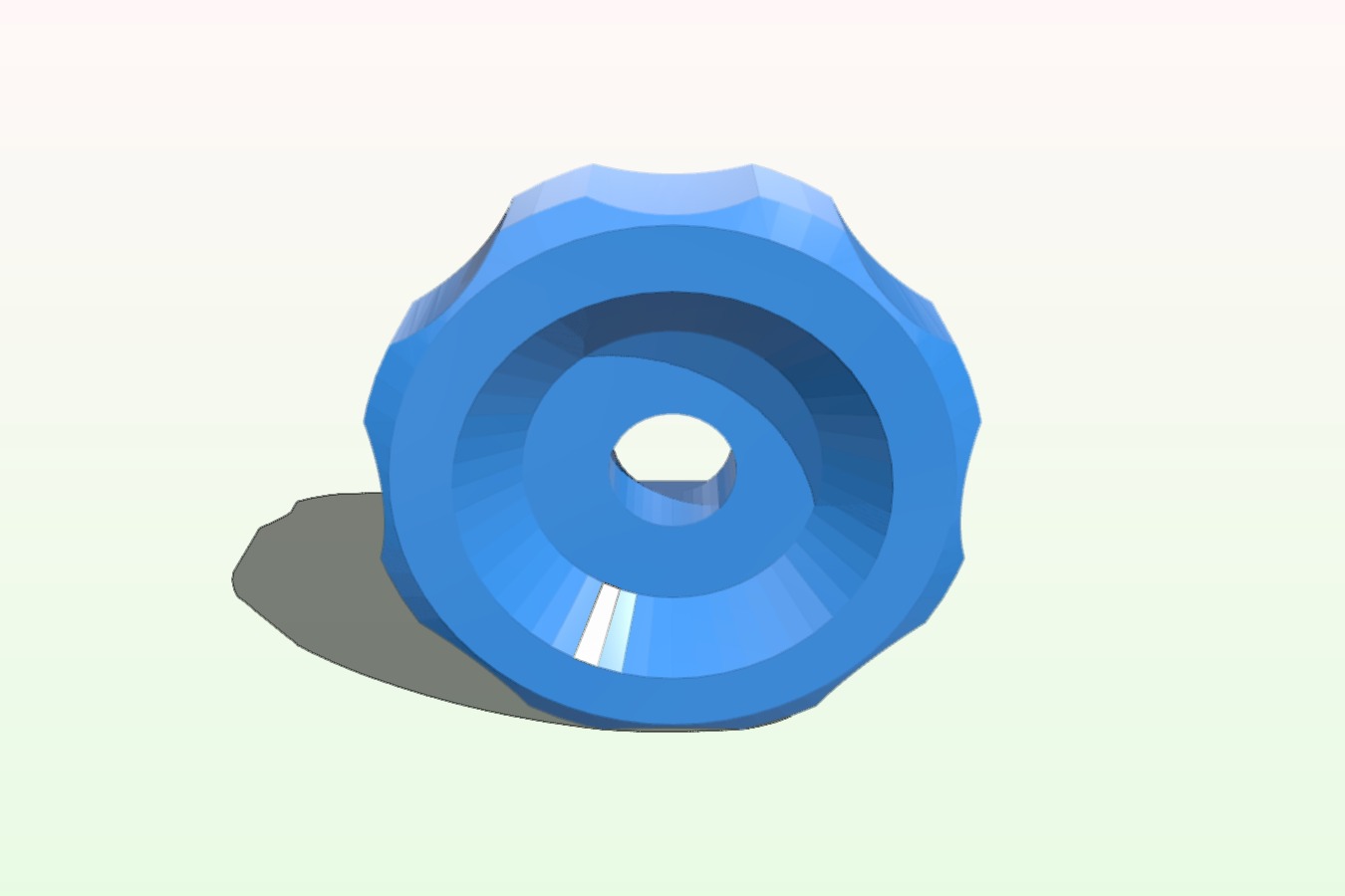 Fingerwheel M8 Nut _ Handrad M8 Mutter