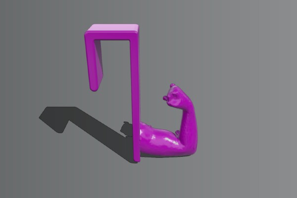Bicep coat hook | 3d print model
