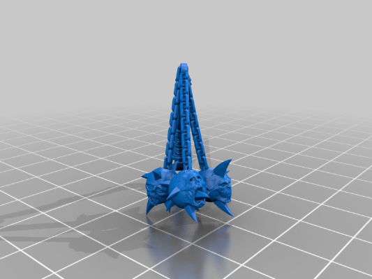 Demon Flail | 3d print model
