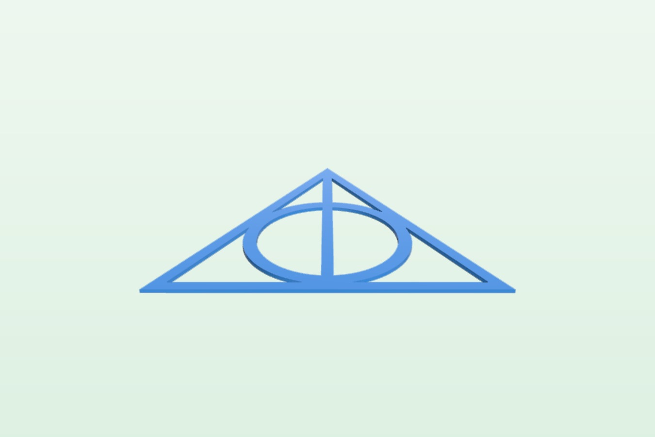 Harry Potter Deathly Hallows symbol - HUGE