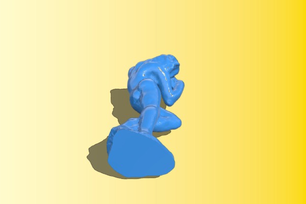 Meditation with Arms | 3d print model