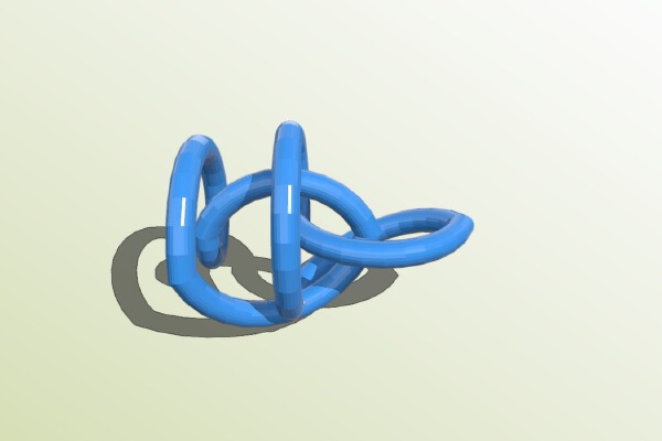 Daily Earring #68: 3D Doodle | 3d print model