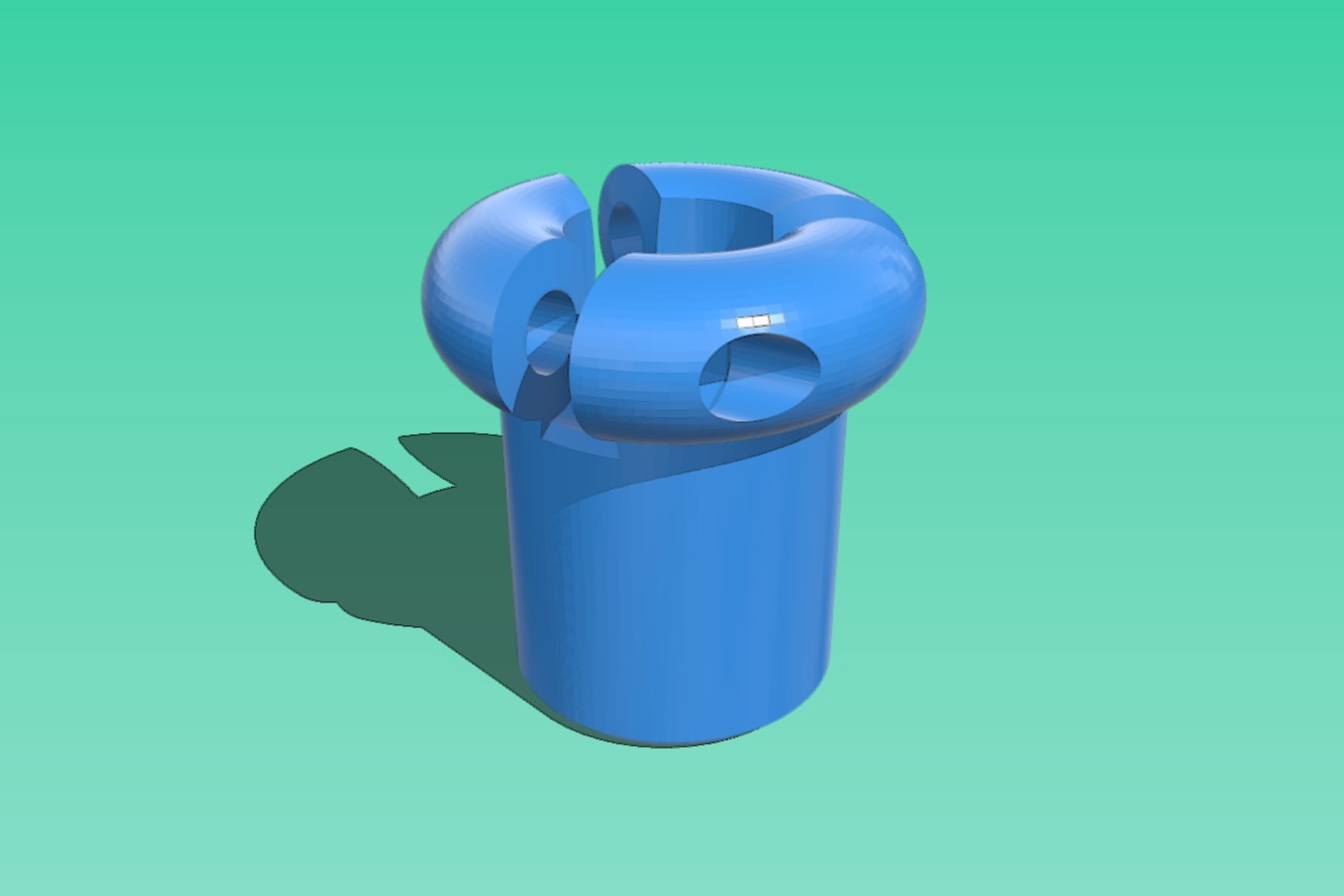 Adjustable linear bearing for Anet A6