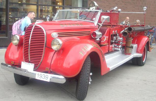 American LaFrance_Ford Fire Truck 1939 | 3d print model