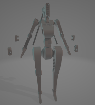 BRI Robot Gal v1.0 Remastered | 3d print model