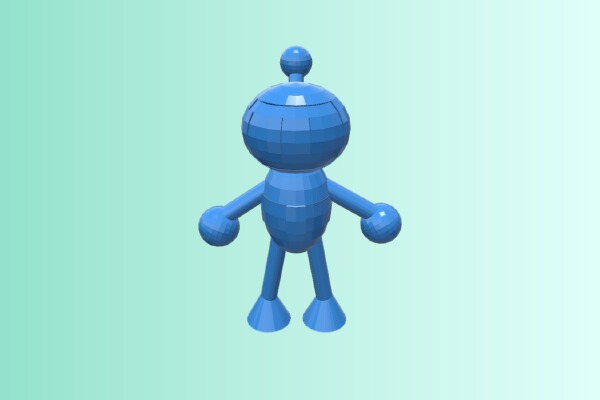 bomberman action figure | 3d print model