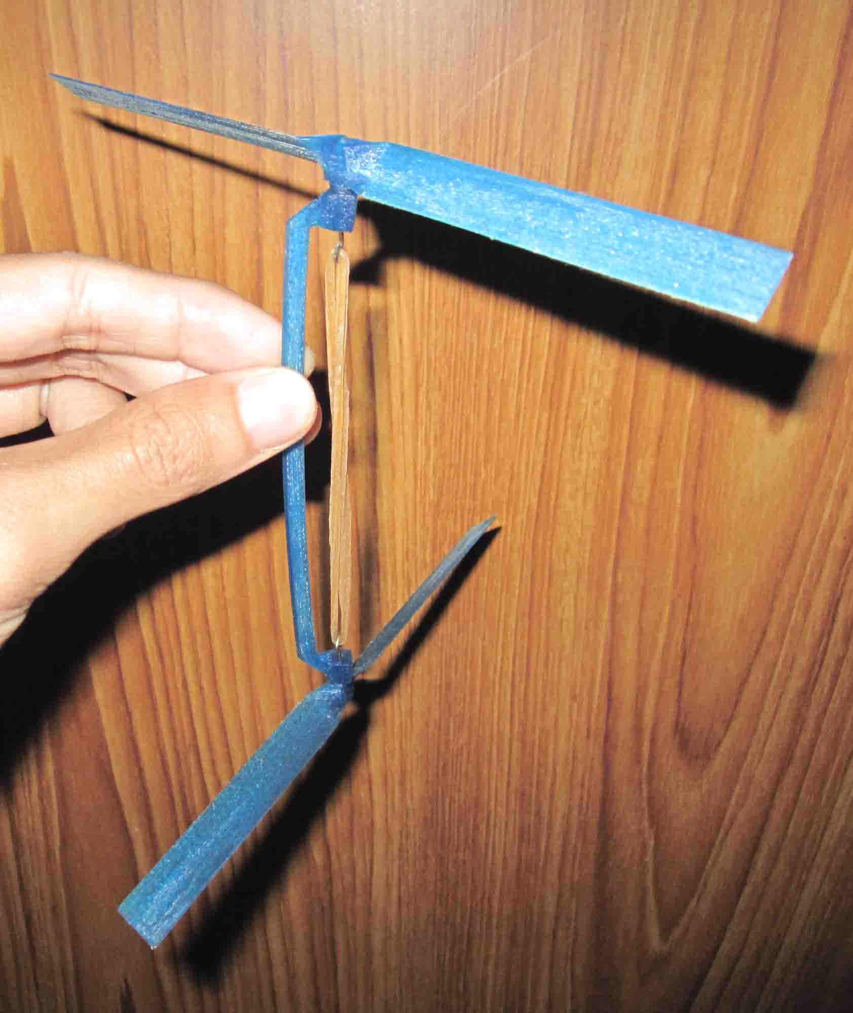 Rubber Band Powered Helicopter