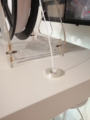 Customizable Ikea Lack Filament or cable inlet_guide | 3d print model