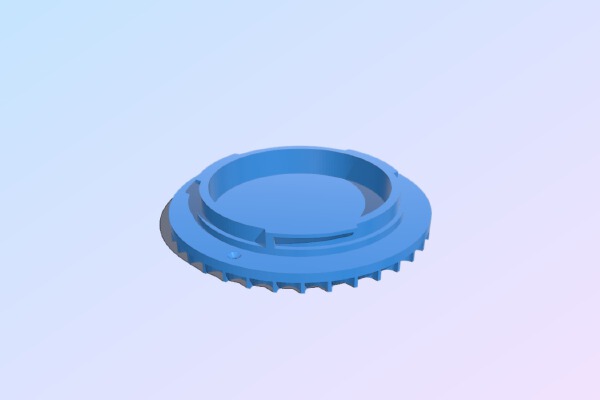 PK EF EOS Body CAP | 3d print model