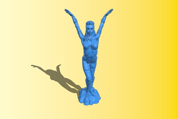 Women Sorceress spellcaster | 3d print model