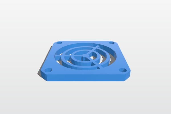 35mm fan grille | 3d print model