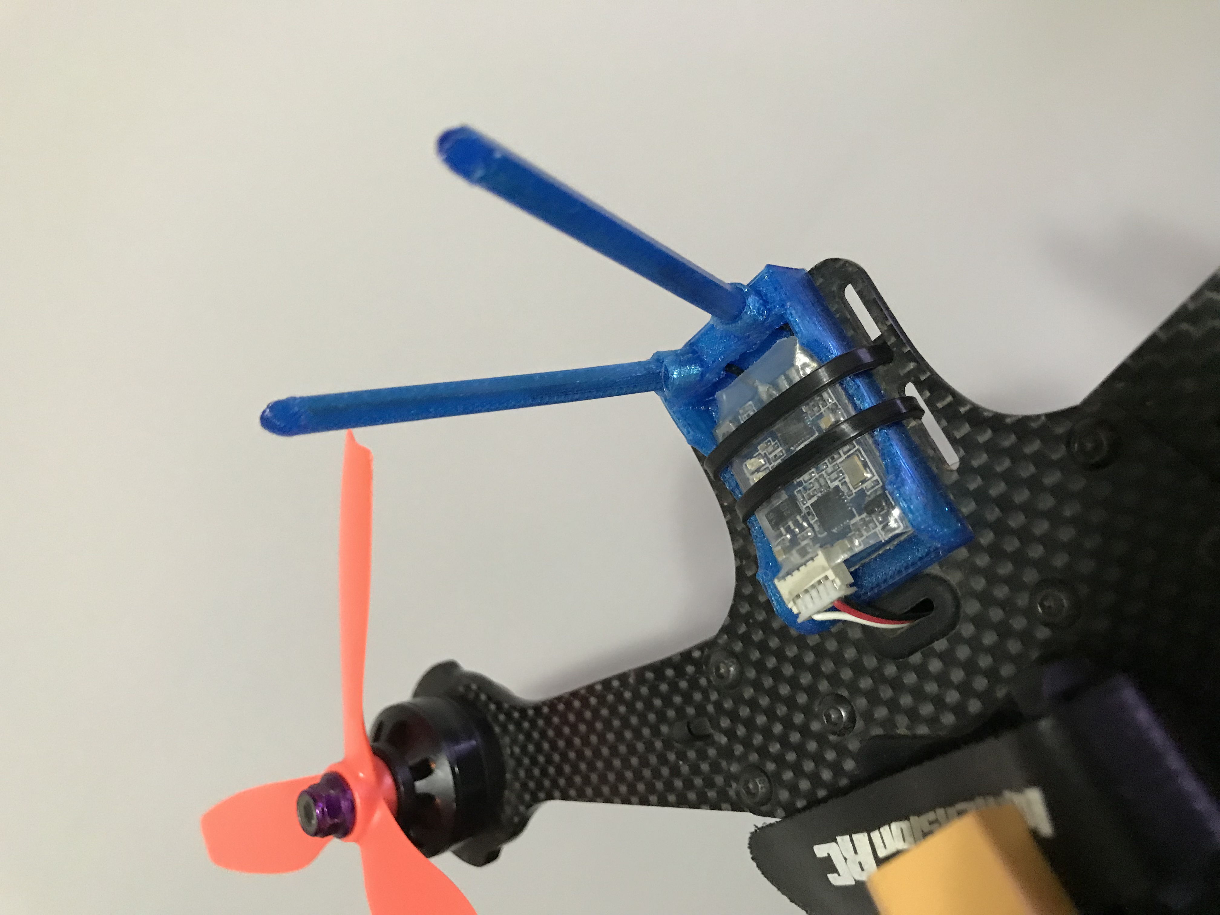 Antenna mount for FrSky XSR receiver