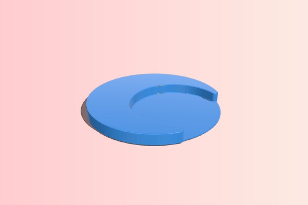 CR2032 to CR3032 coin cell adapter | 3d print model