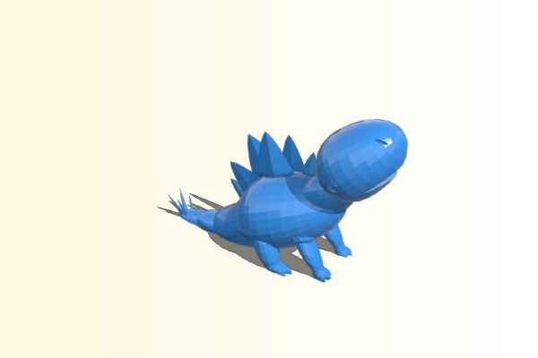Stegosaurus | 3d print model