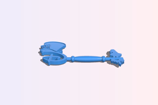 Wonderland Disney Key | 3d print model