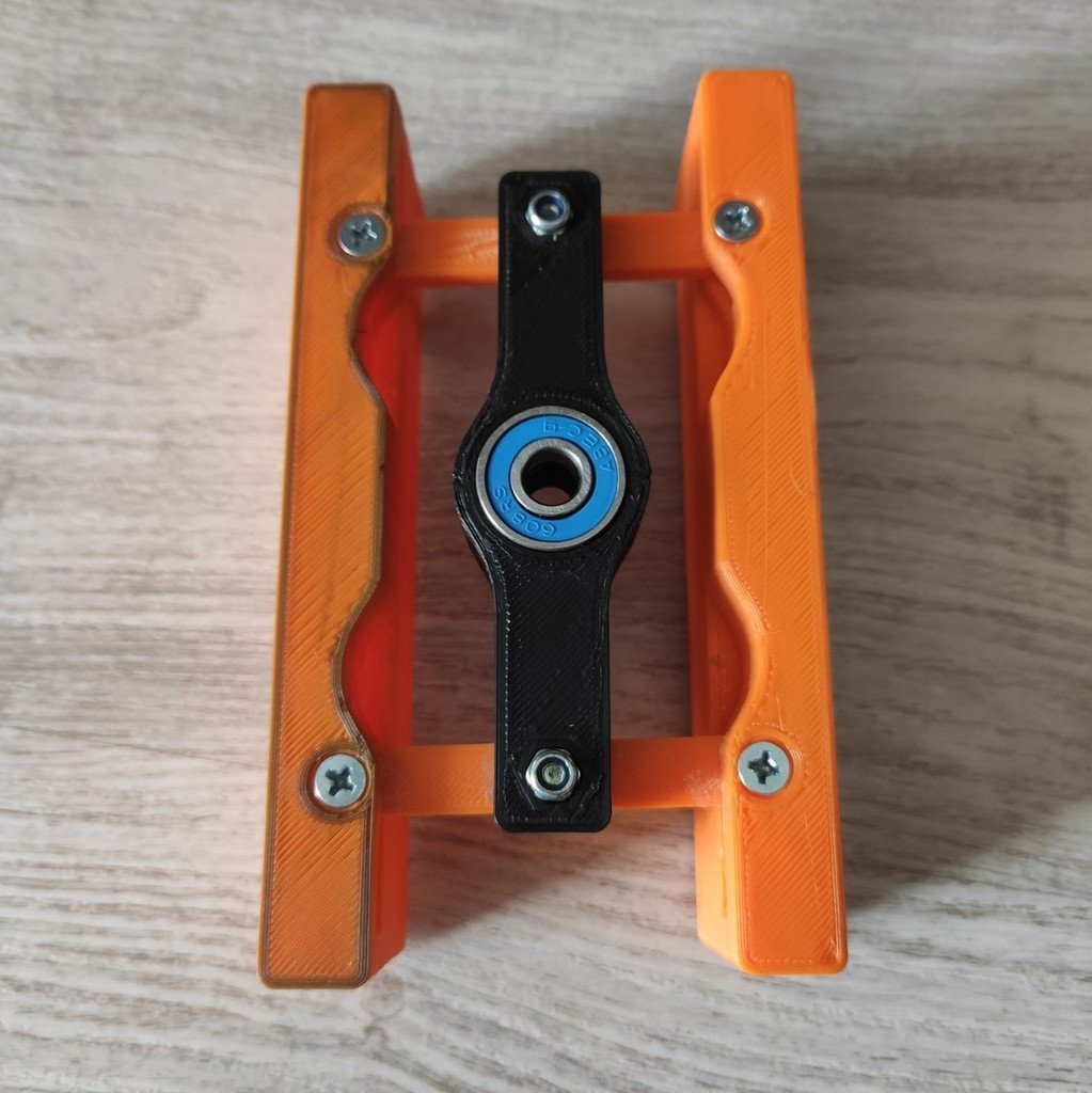 Self-Centering Doweling Jig (8mm drill bit, double bearing, metric bolts)