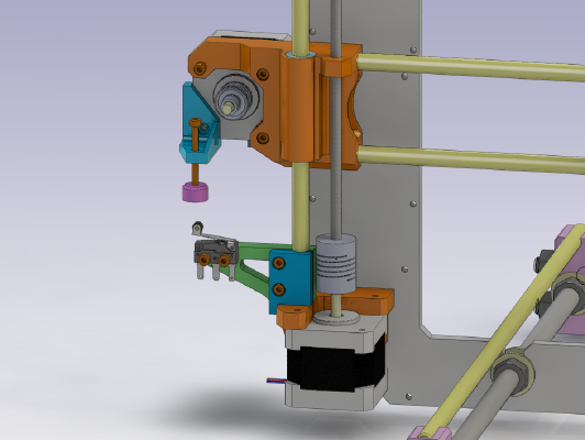 Z axis adjustable endstop - Prusa i3 | 3d print model