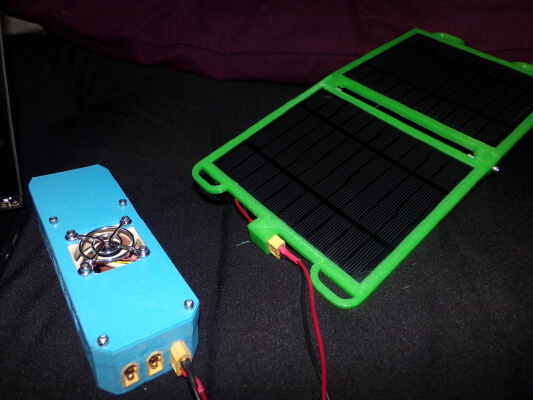 Solar USB Power Supply | 3d print model