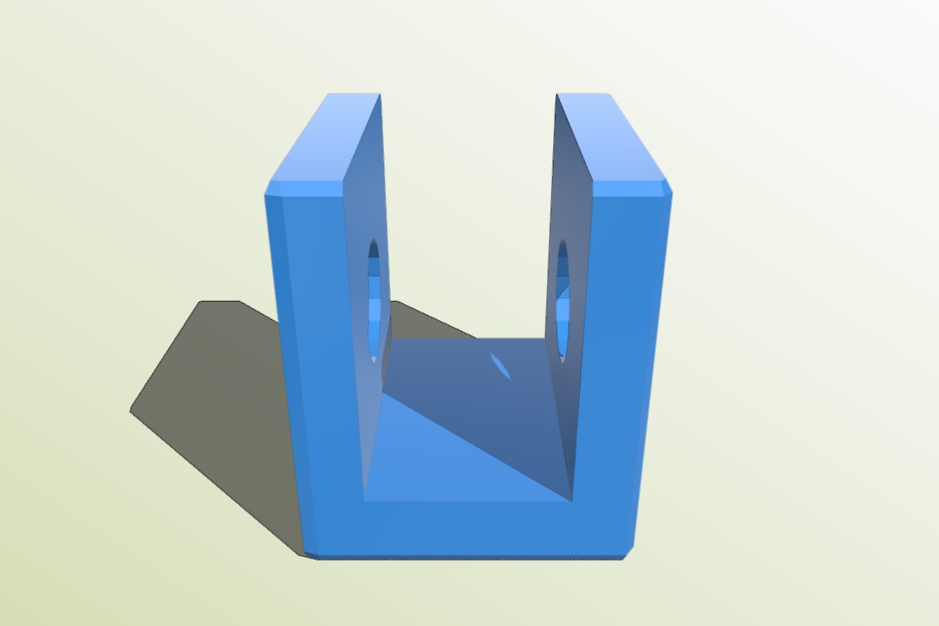 U Bracket Simple Parametric Discreet